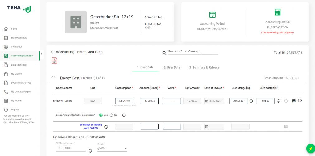 Customer Cockpit (Facility Management Software) screenshot 1
