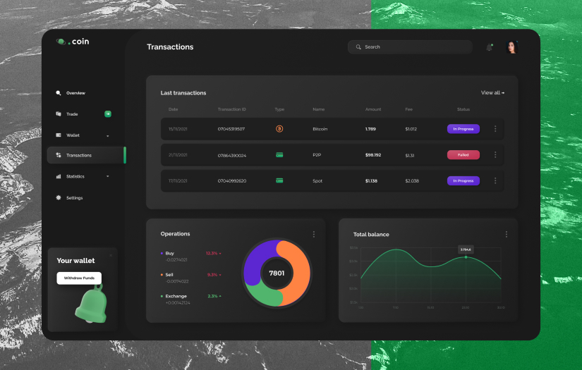 PlanetCoin - Crypto Currency Dashboard screenshot 2