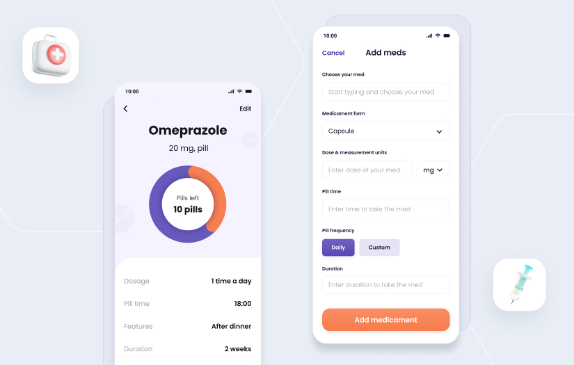 AddMed - Pill reminder application screenshot 1