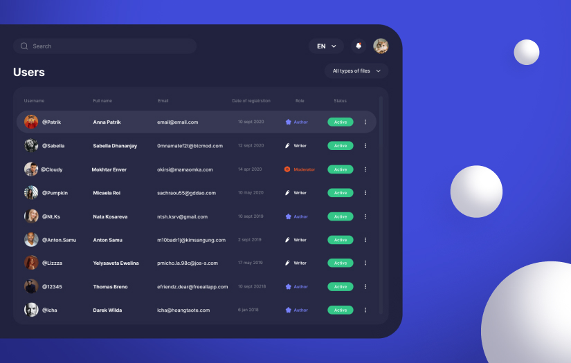 Inder - Blog CRM Platform screenshot 1