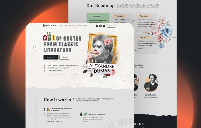 AIBook - NFTs based on AI screenshot 2