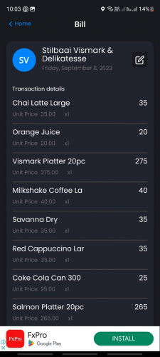 Fair Share Bill Splitter screenshot 2