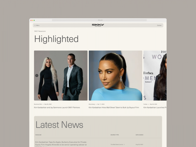 SKKY Partners - Kim Kardashian & Jay Sammons screenshot 1