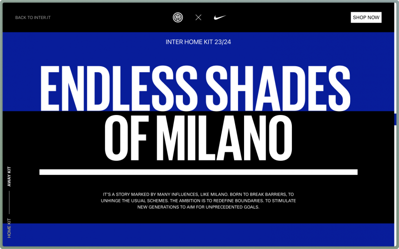 Inter Milan x Nike screenshot 3