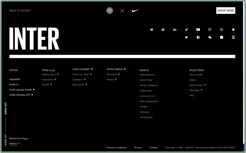 Inter Milan x Nike screenshot 4