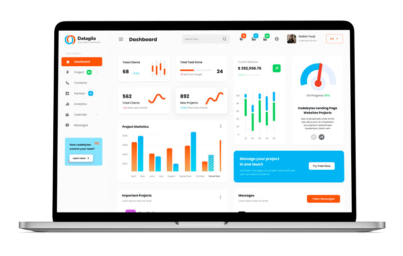 Datagile [SaaS System] screenshot 1