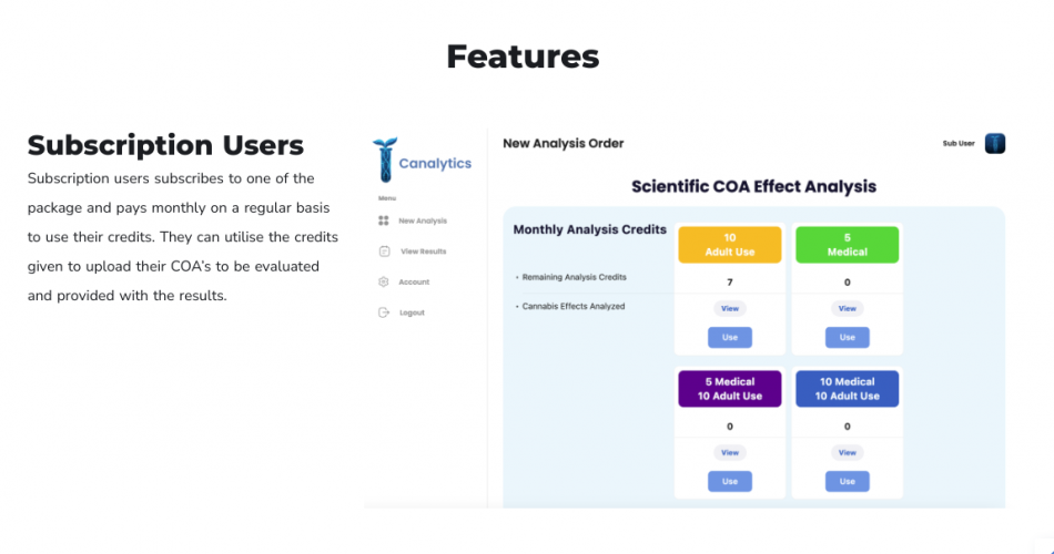 Canalytics - Web Application (SAAS) screenshot 1