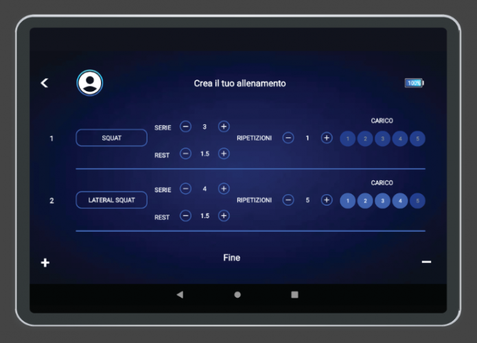 A BLE-enabled app for exercise monitoring screenshot 1