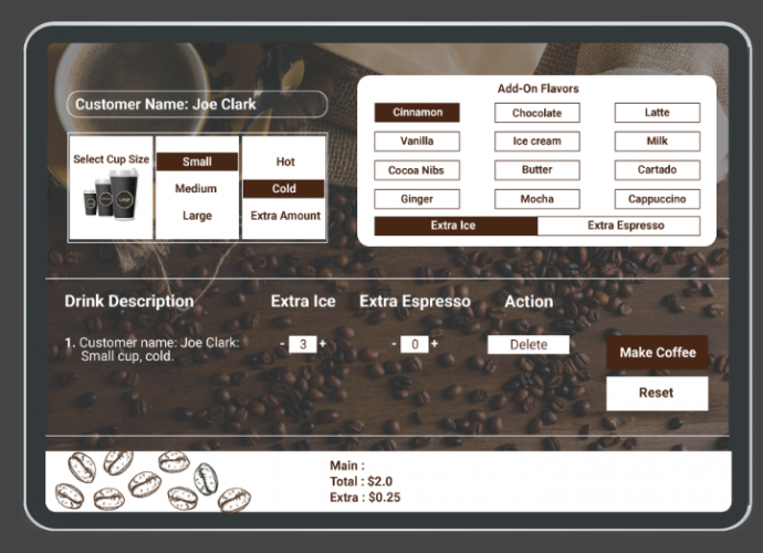 A scalable Android application for an effortless coffee ordering experience screenshot 4