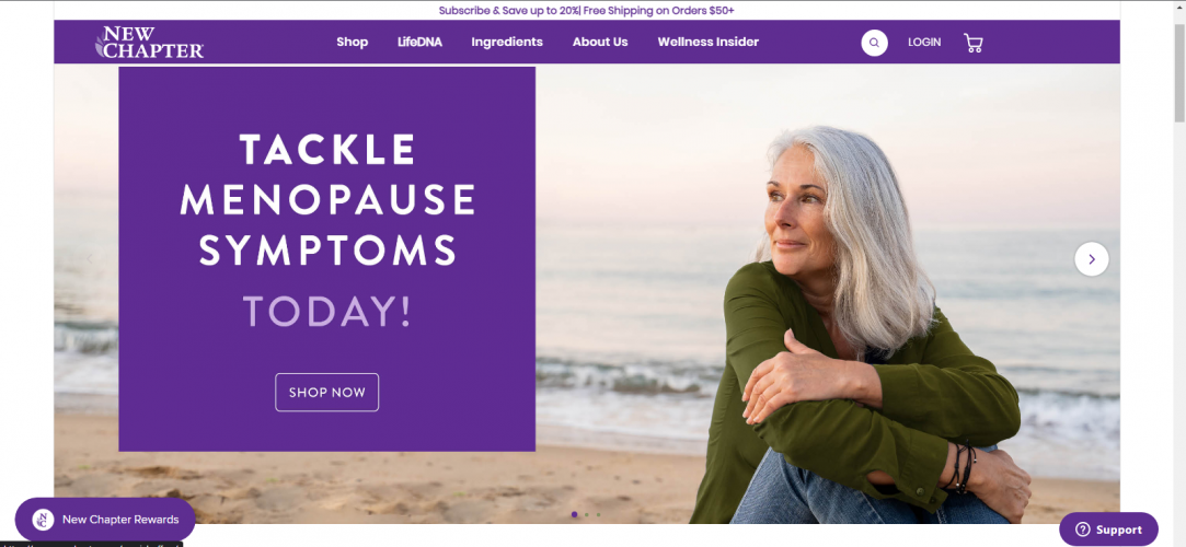 New Chapter E-commerce screenshot 1