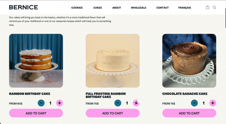 Bernice Bakery screenshot 1