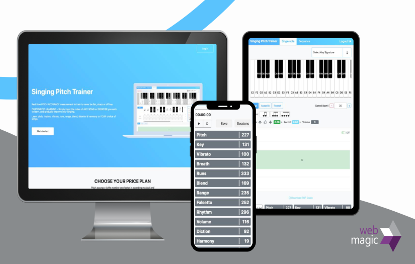 The SAAS Tool for Training Singers screenshot 1