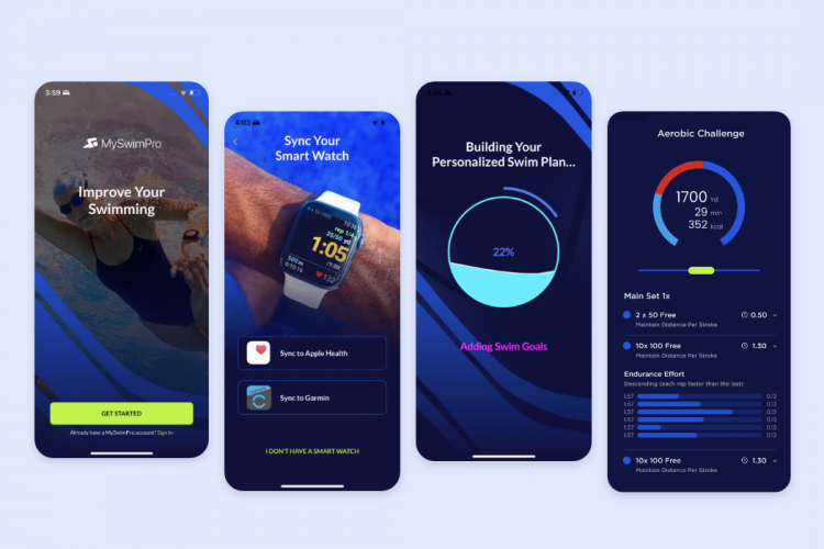 Swim Workout App screenshot 1