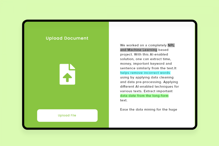 NLP for Text Extraction screenshot 1
