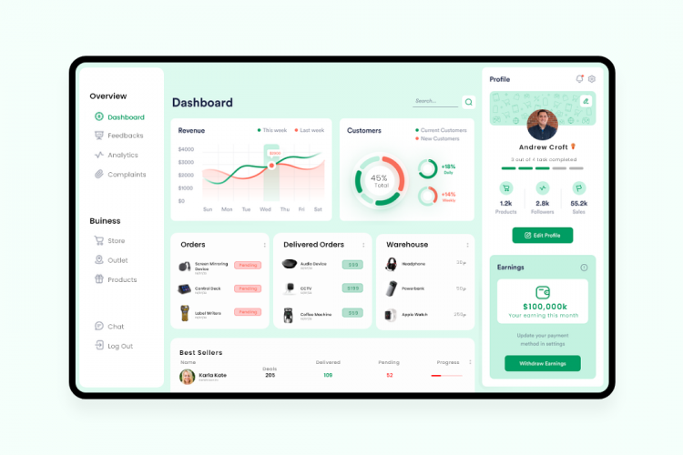 Service CRM Solution screenshot 1