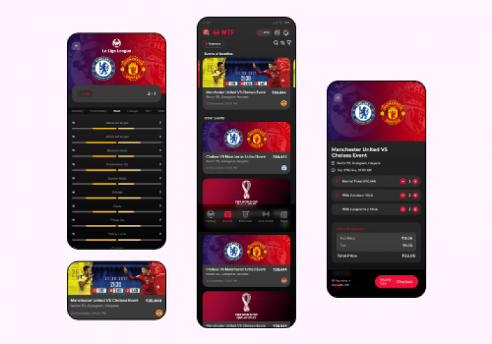 WTF! WhatheFootball - A Football Screening and Ticketing App screenshot 1