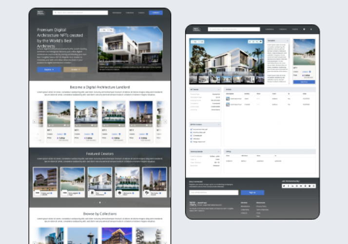Meta Props - Blockchain-based Real Estate NFT Marketplace screenshot 1