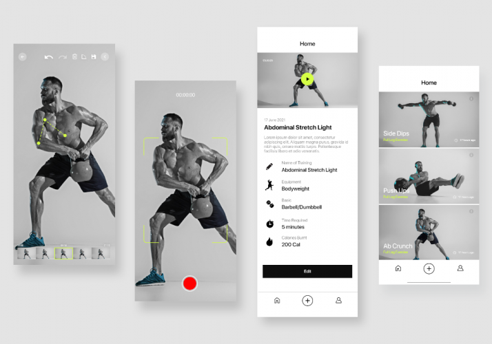 Ambitional Training | AI-based Health & Fitness Training App screenshot 1