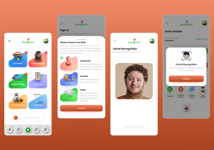 Cangurhu | An AI-powered Food Delivery App screenshot 1