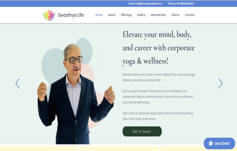 Website Design and Development in WIX screenshot 1