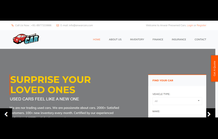 Anwar cars screenshot 1