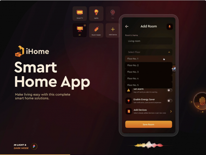 iHome - Smart Home Mobile App screenshot 1