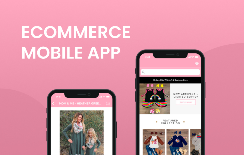 eCommerce mobile app screenshot 1