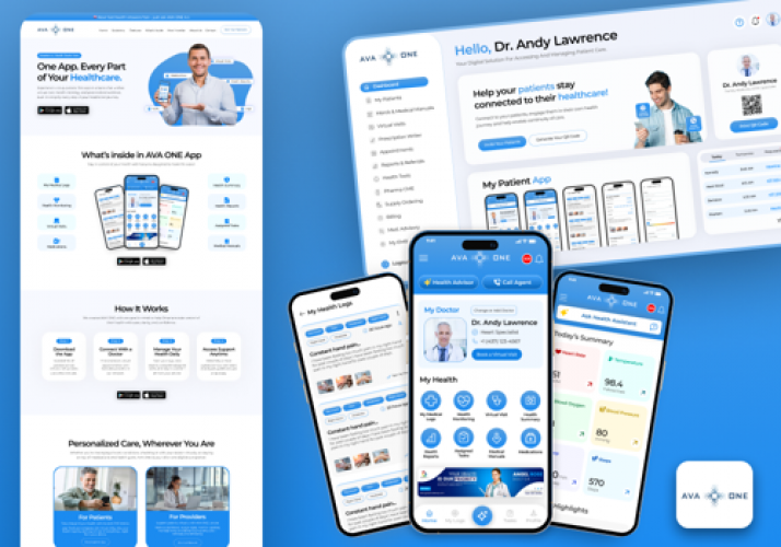 AI-Enabled Virtual Healthcare Platform screenshot 1