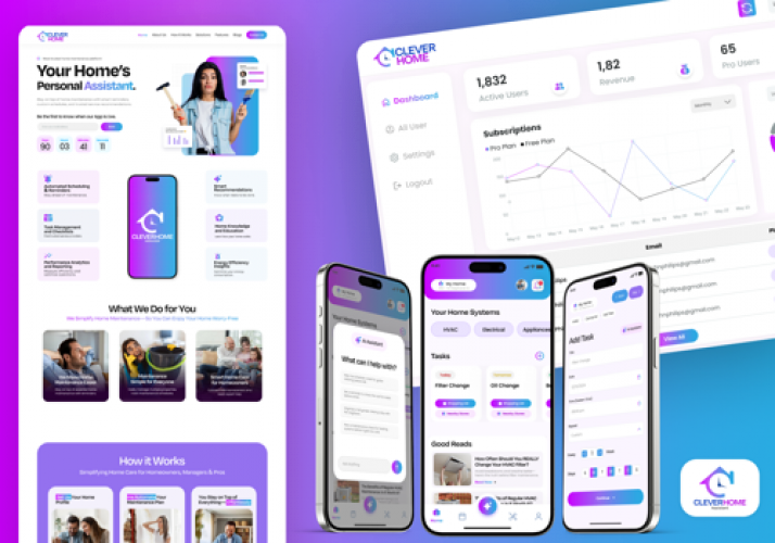 Smart Home Maintenance & Management Platform (CleverHome Assistant) screenshot 1