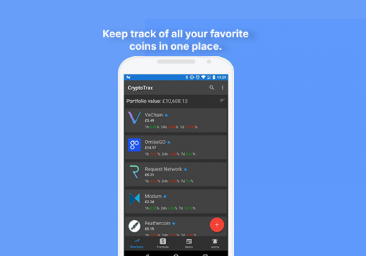 CryptoTrax - Crypto Currency Trading Mobile App screenshot 1