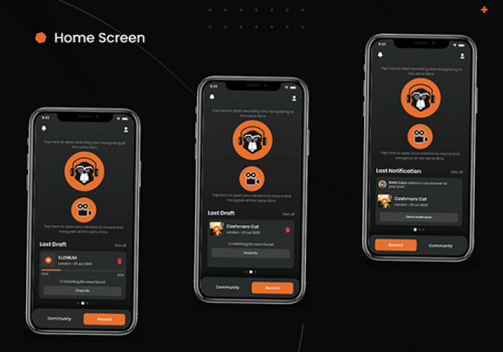 Hack The Track - Song Identification Mobile App screenshot 1
