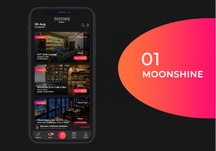 Moonshine App - Bar & Restaurant Food Ordering App screenshot 1