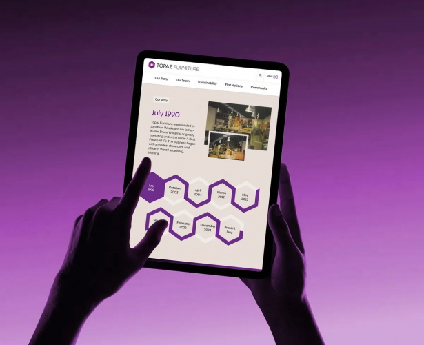 Topaz Furniture - UI/UX, Web Development screenshot 2