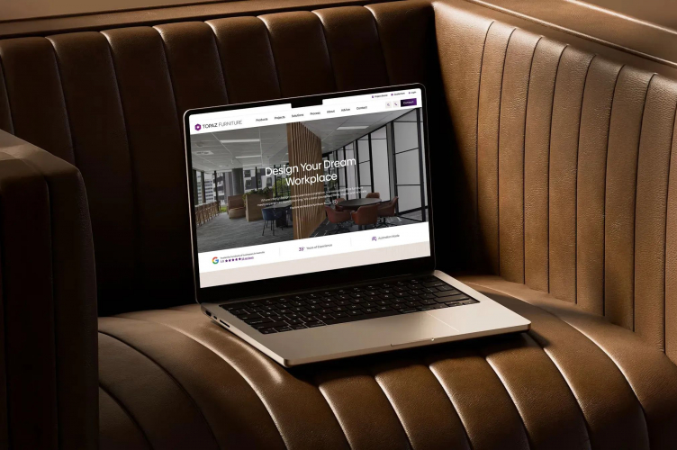 Topaz Furniture - UI/UX, Web Development screenshot 3