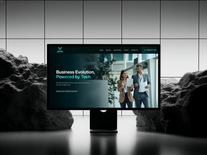 Verveo | Branding, UI/UX & Web Development screenshot 1