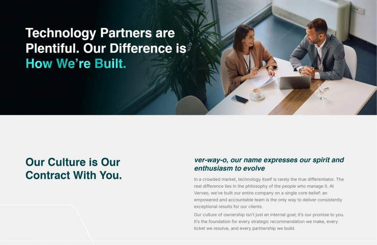 Verveo | Branding, UI/UX & Web Development screenshot 4