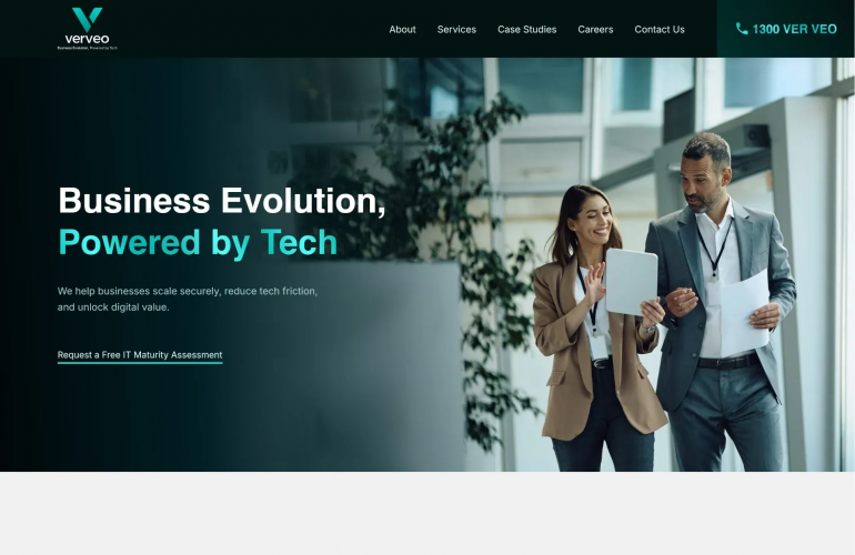 Verveo | Branding, UI/UX & Web Development screenshot 3