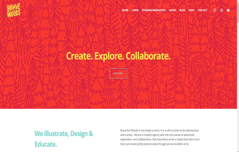 Brave the woods screenshot 1