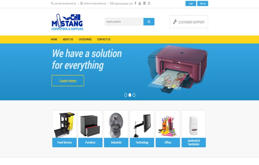 Mustang Computers & Supplies screenshot 1