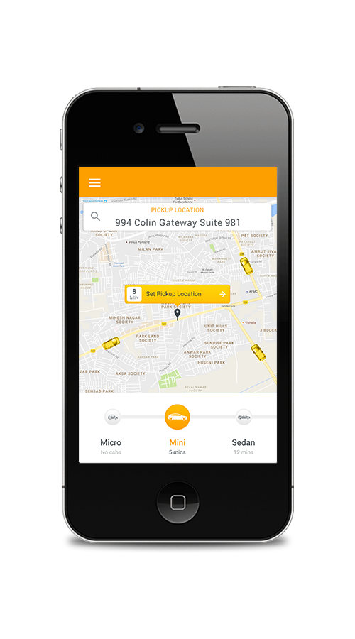 Cab Booking System screenshot 1