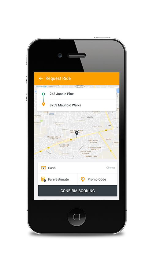 Cab Booking System screenshot 2