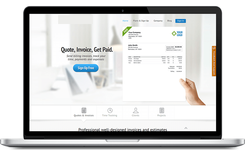 Invoice & Expense Management SaaS Application screenshot 1