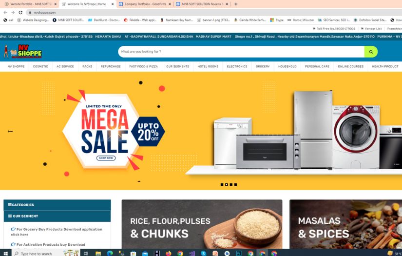nvshoppe Ecommerce platform screenshot 1