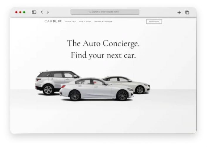 CarBlip - A Convenient Online Car Buying Site screenshot 1