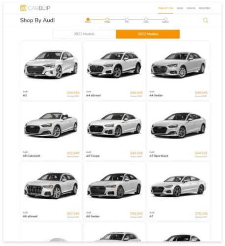 CarBlip - A Convenient Online Car Buying Site screenshot 2