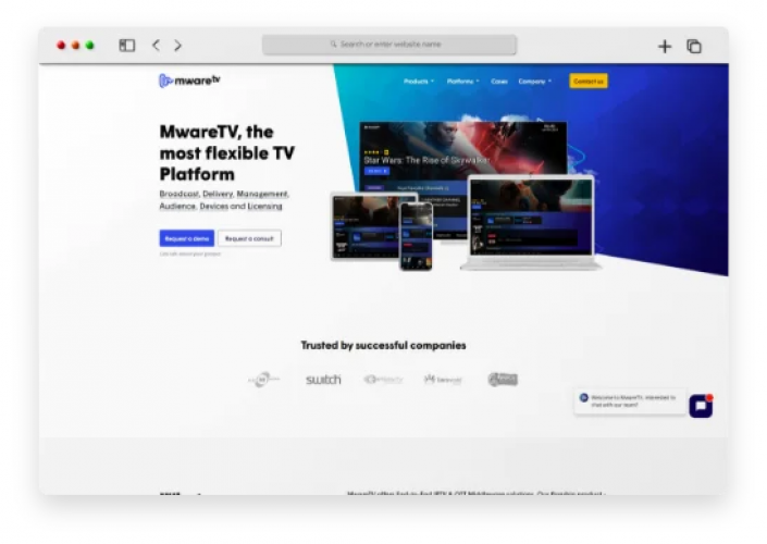 MwareIPTV - A Flexible TV platform screenshot 1