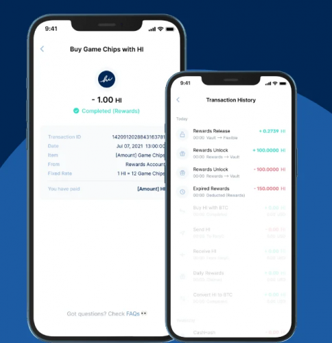 hi - A Crypto & Fiat Exchange screenshot 2