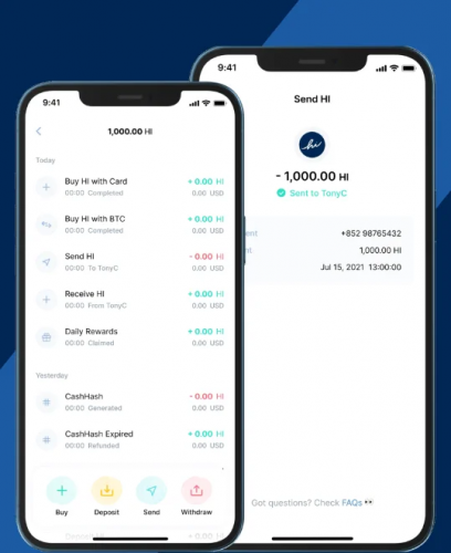 hi - A Crypto & Fiat Exchange screenshot 3