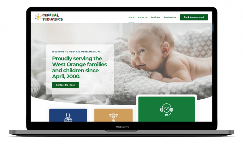 Healthcare Website screenshot 1