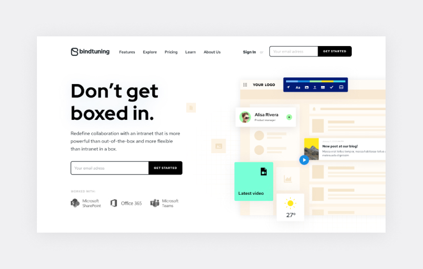 Bindtuning screenshot 1